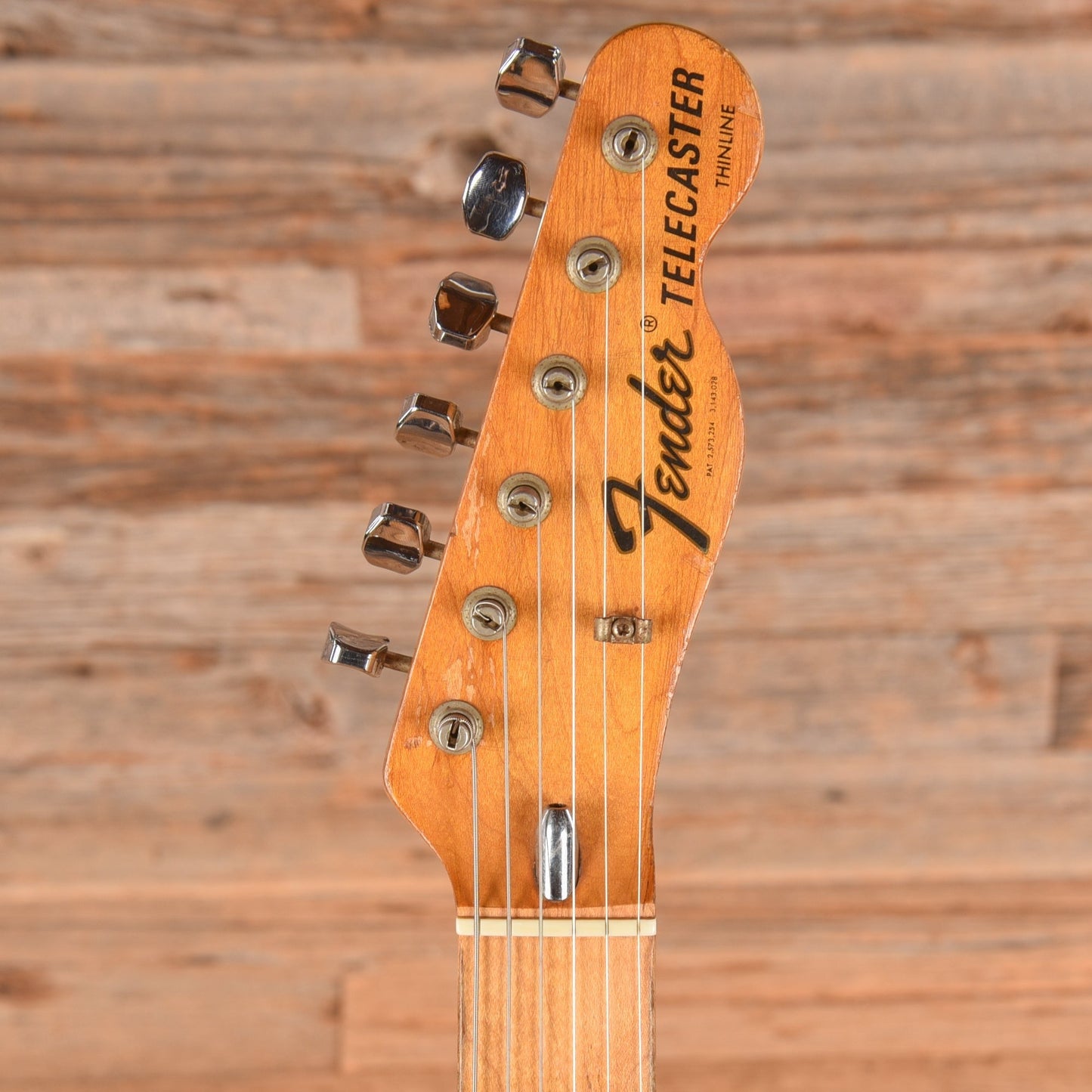 Fender Telecaster Thinline Transparent Black Refin 1972