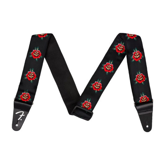 Fender Rose Strap Red 2"