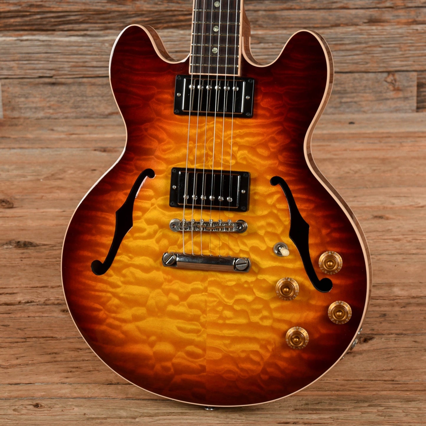 Gibson Custom Shop CS-336 Quilt Sunburst 2014