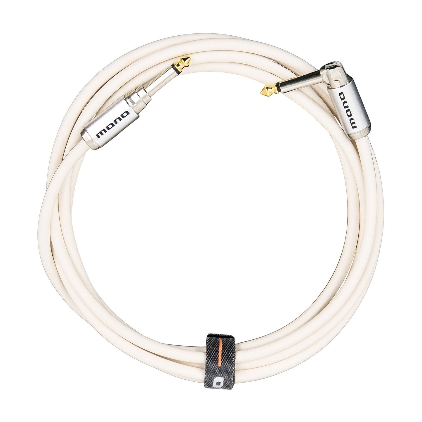 MONO Stage Instrument Cable 180° To Silent 10' White