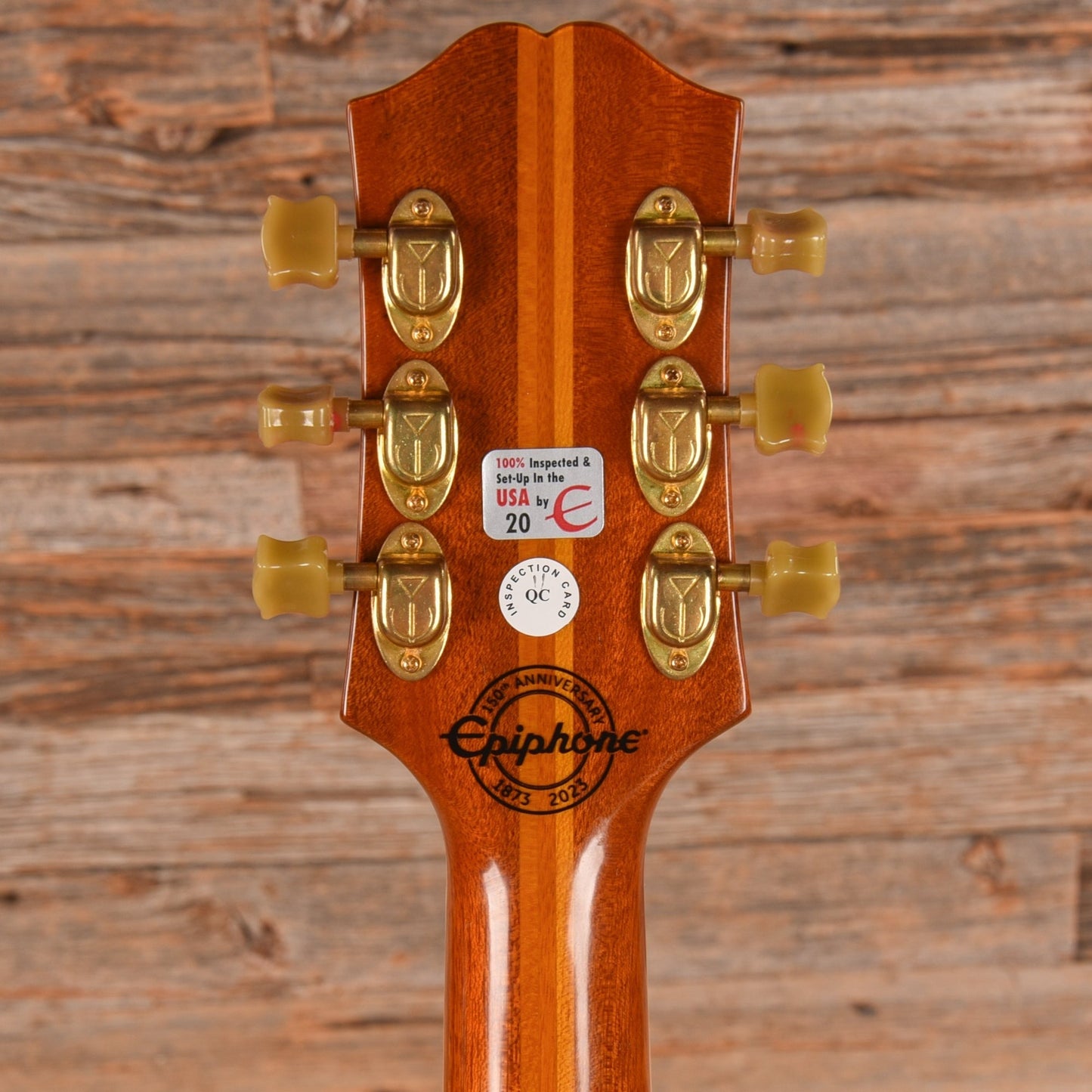 Epiphone 150th Anniversary Zephyr DeLuxe Regent Natural