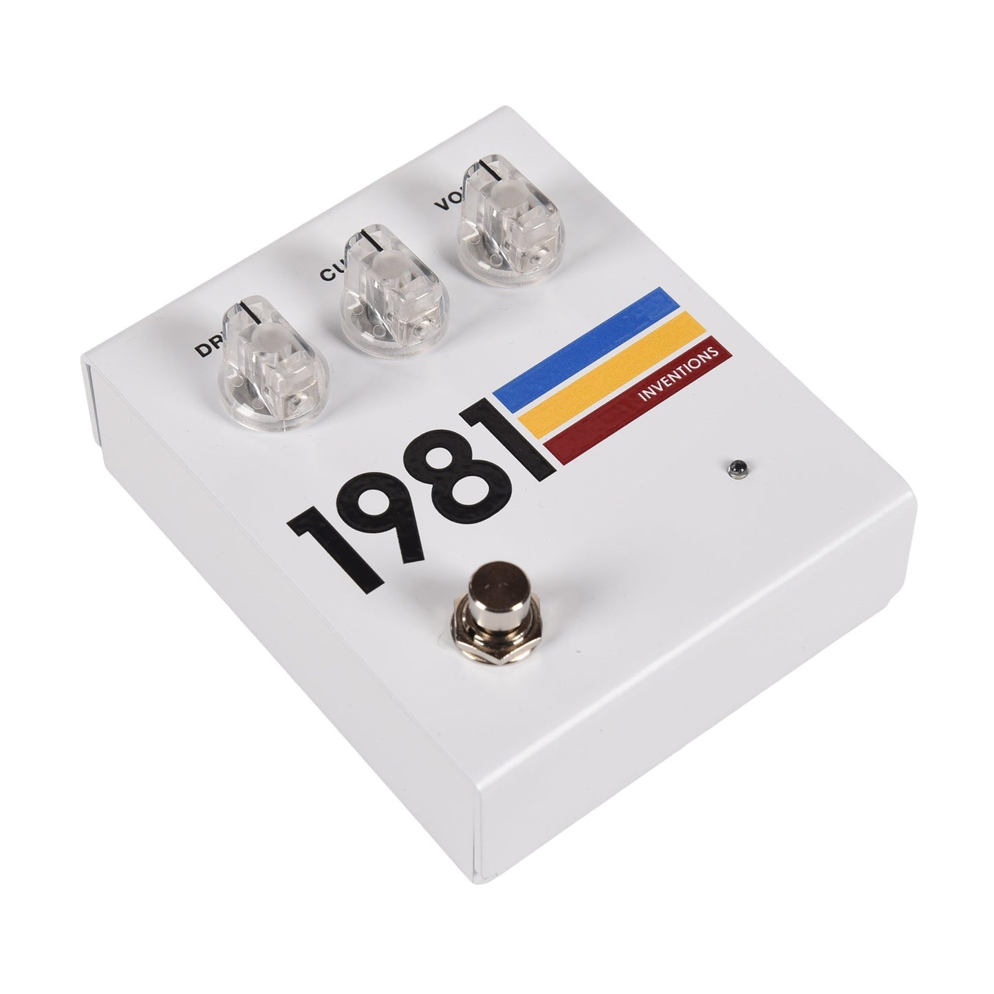1981 Inventions DRV Overdrive Pedal White Hyperfade