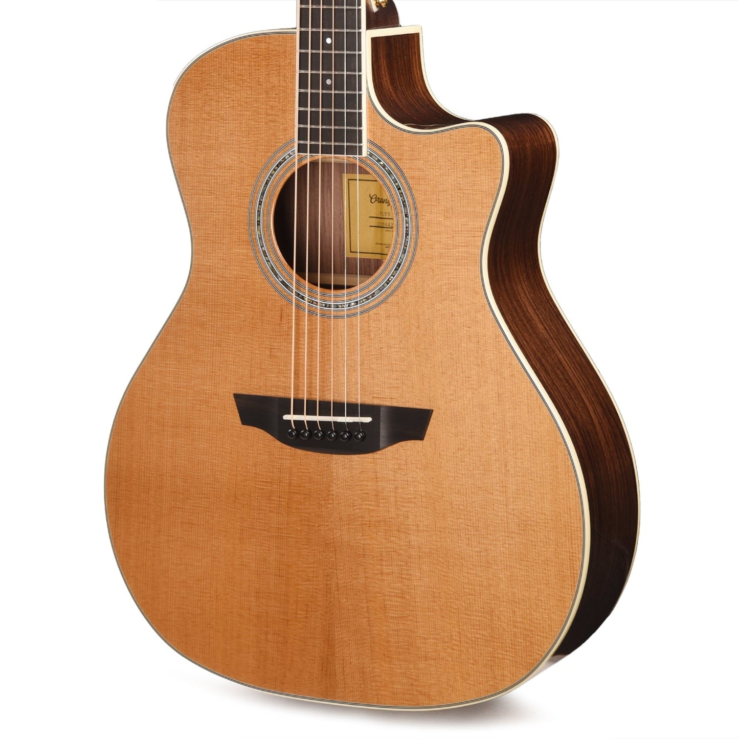 Orangewood Cleo Grand Auditorium Cutaway Acoustic Guitar
