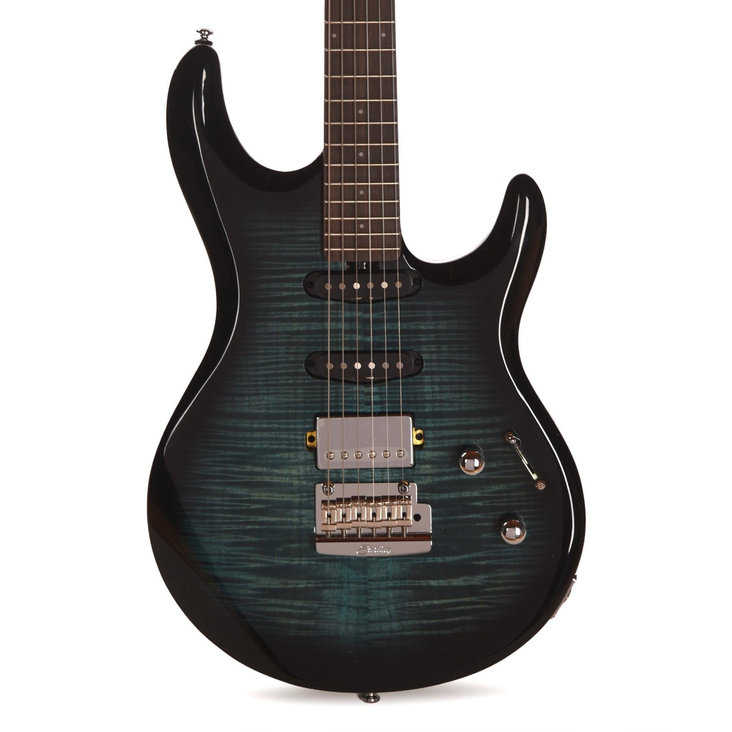 Sterling by Music Man Luke HSS Electric Guitar Yucatan Blue