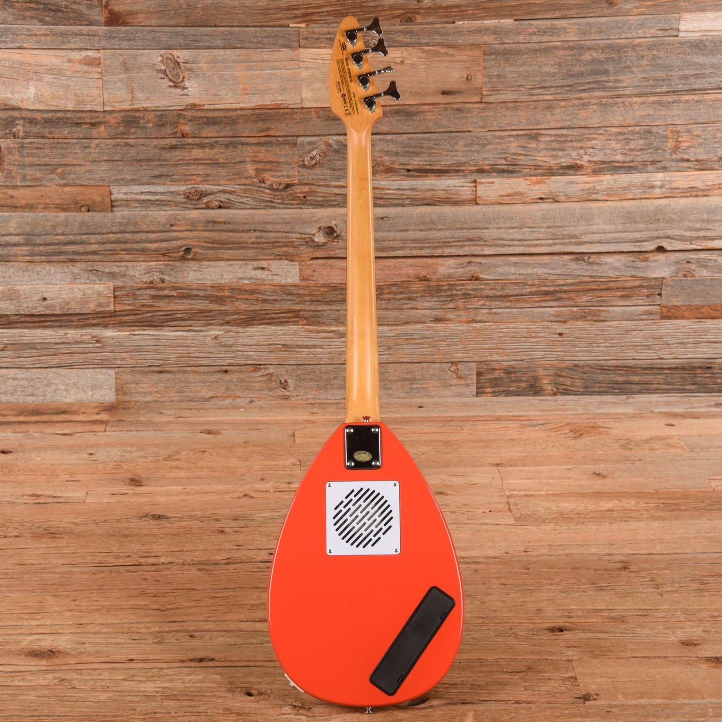 Vox Apache-1B Teardrop Travel Bass with Built-In Speaker Salmon Red