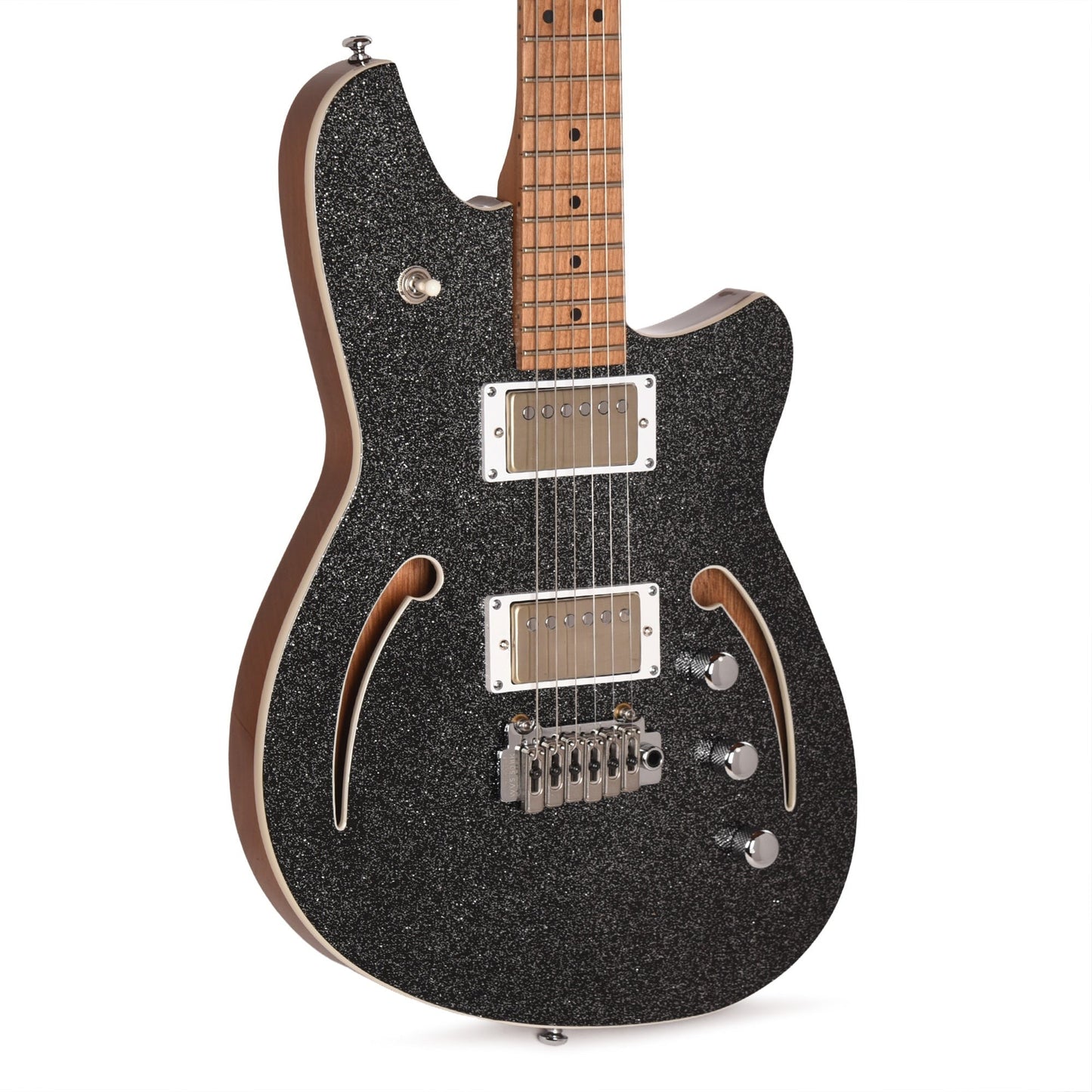 Reverend Kingbolt Air HH Electric Guitar Black Sparkle