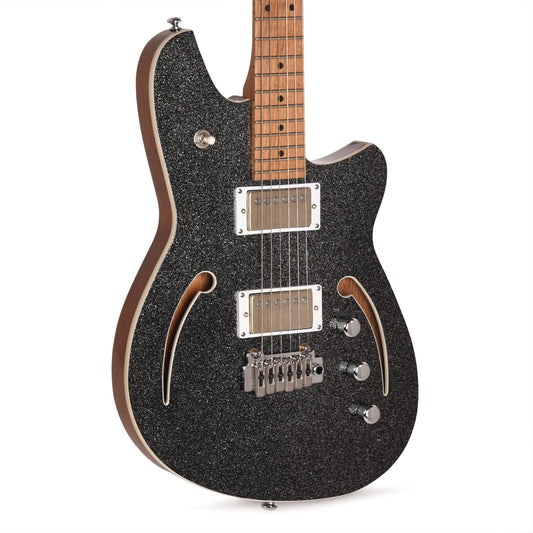Reverend Kingbolt Air HH Electric Guitar Black Sparkle