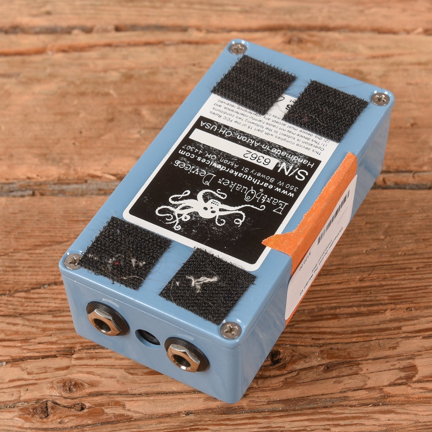 Earthquaker Devices The Warden V2 Compressor Blue