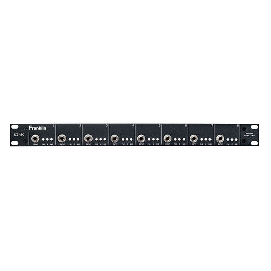 Franklin Audio DI-80 8-Channel Passive Transformer-Coupled Direct Box