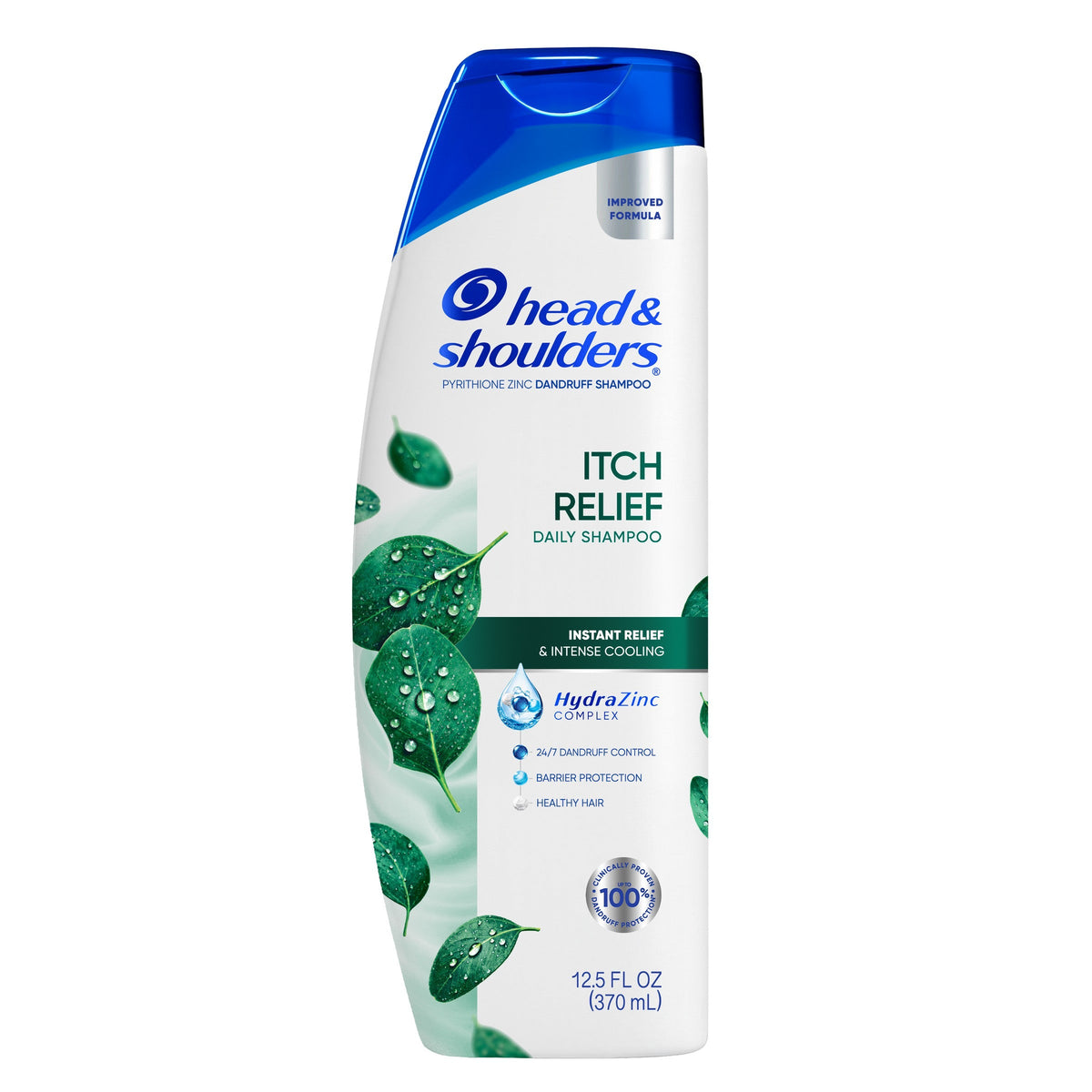 Itch Relief Dandruff Shampoo, 24/7 Protection, Zinc Pyrithione