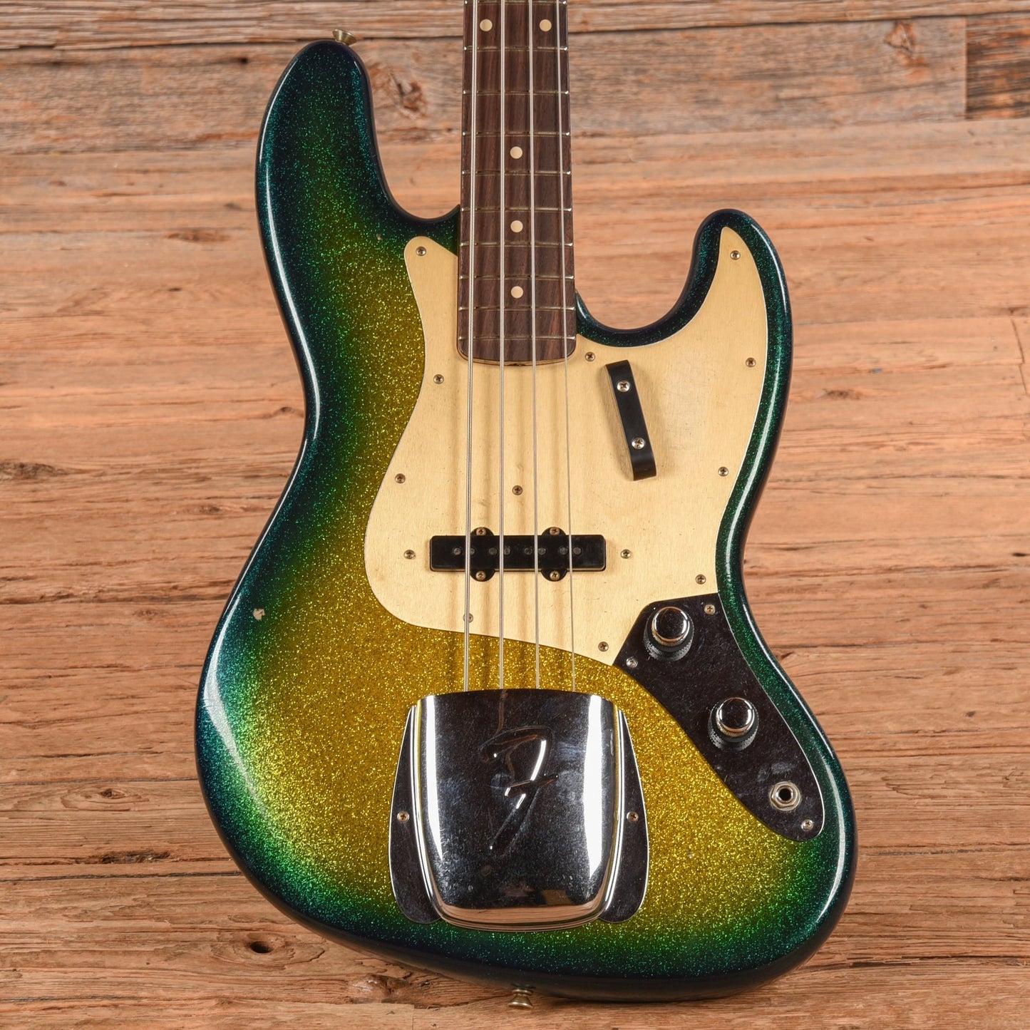 Fender Custom Shop '60 Jazz Bass Journeyman Relic Surf Burst Sparkle 2023