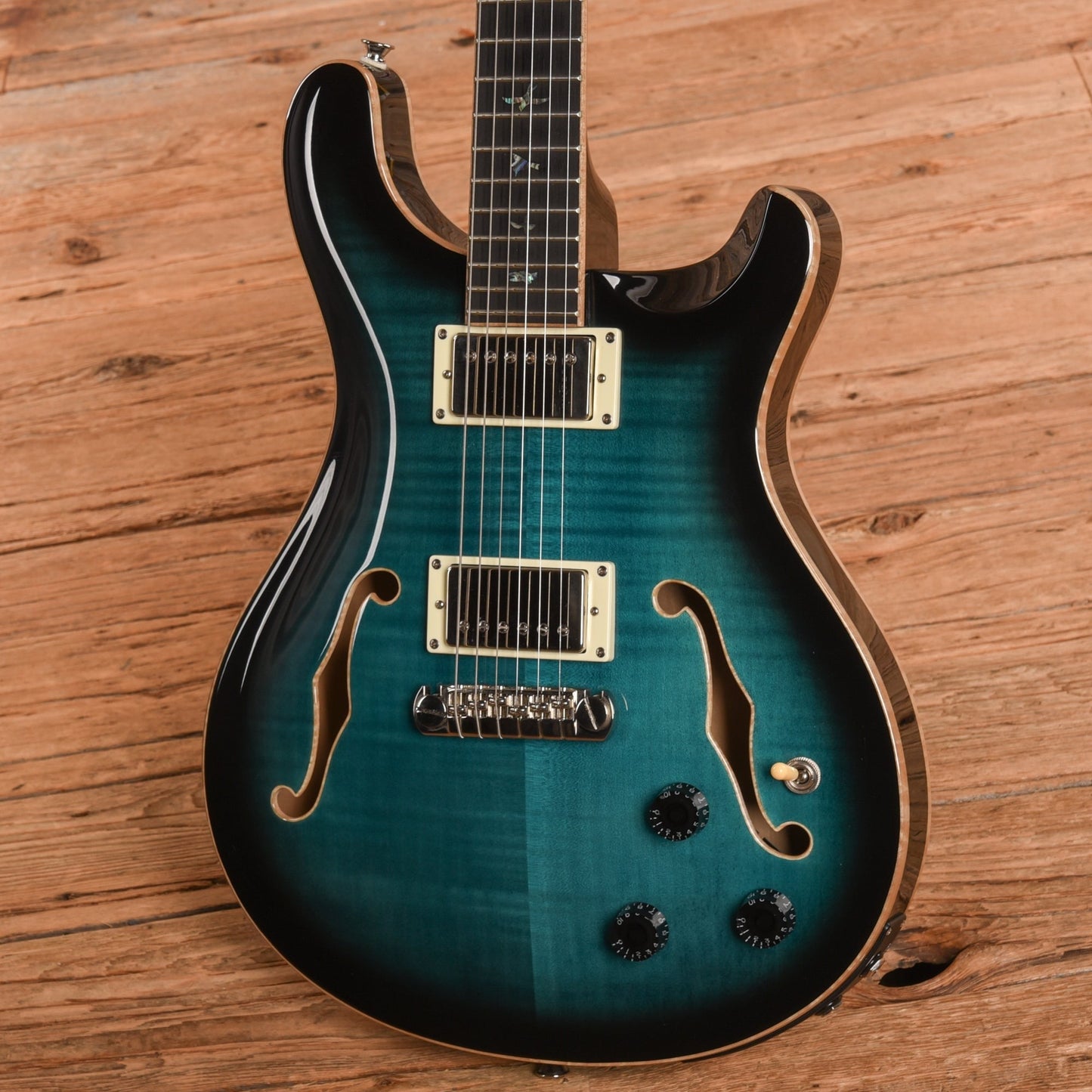 PRS SE Hollowbody II Piezo Peacock Blue 2020