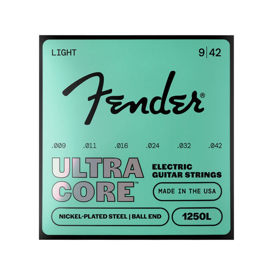 Fender Ultracore 1250L Nickel Plated Ball End Guitar Strings 9-42