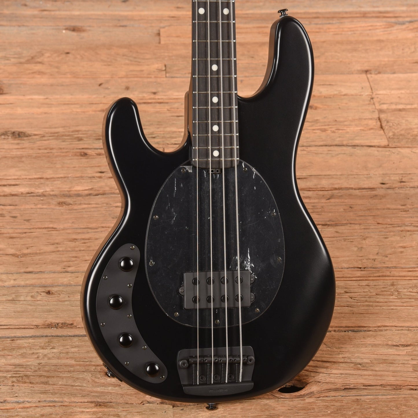 Music Man StingRay 3 EQ H Stealth Black 2017 LEFTY