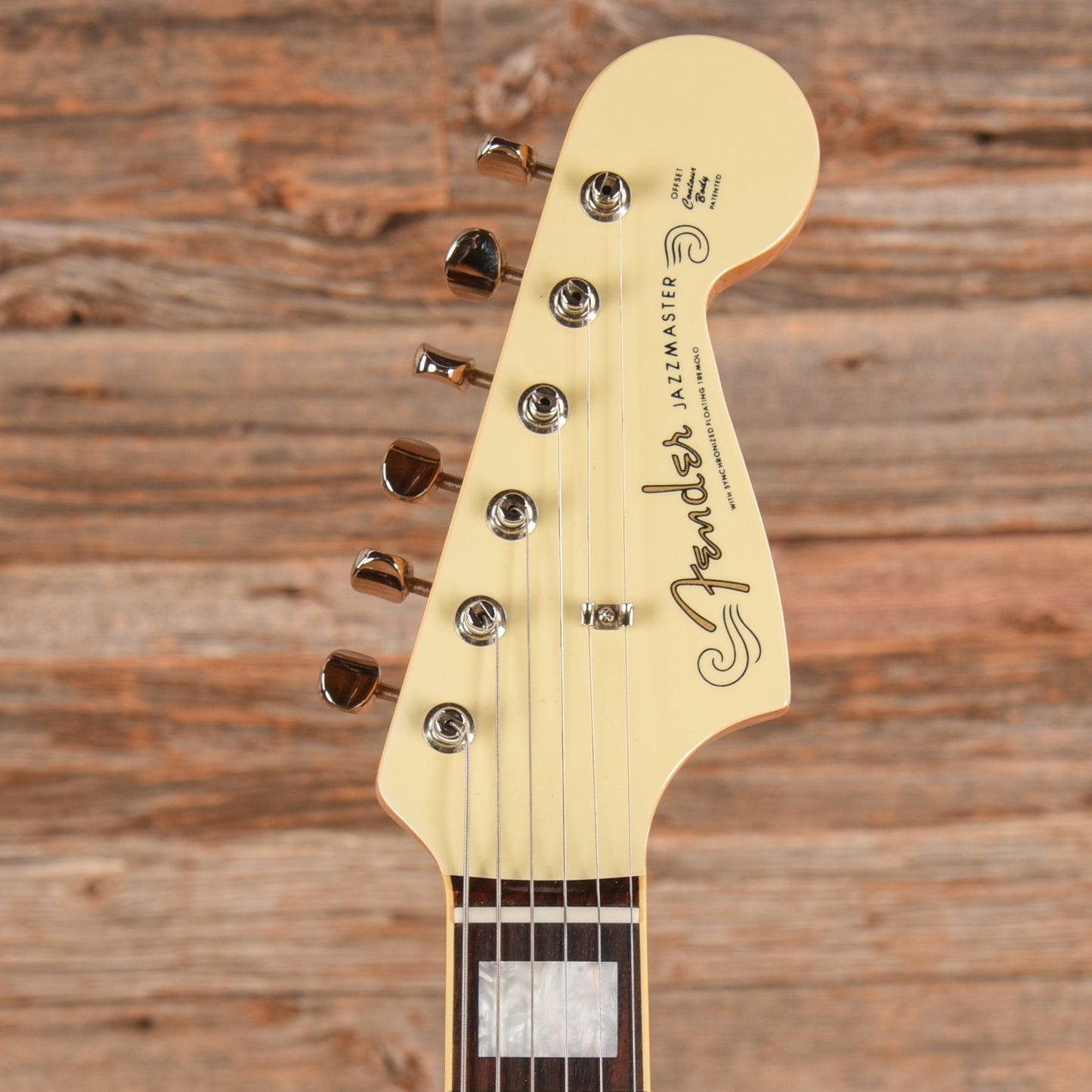 Fender JM-66 Jazzmaster Reissue w/Matching Headcap Olympic White 2014
