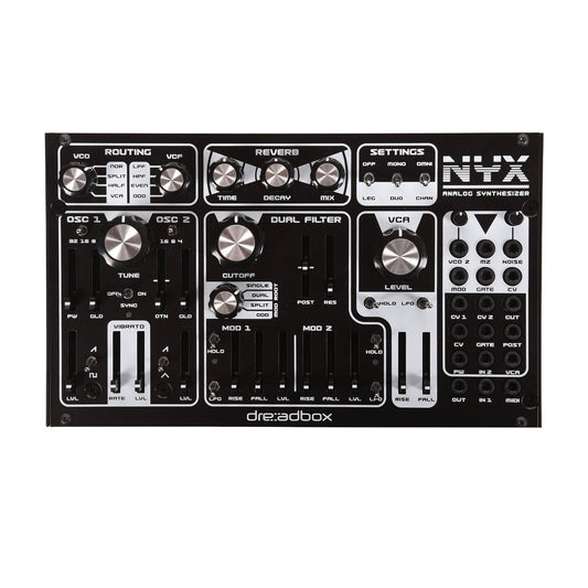 Dreadbox Nyx Reissue Duophonic USB Powered Analog Synthesizer