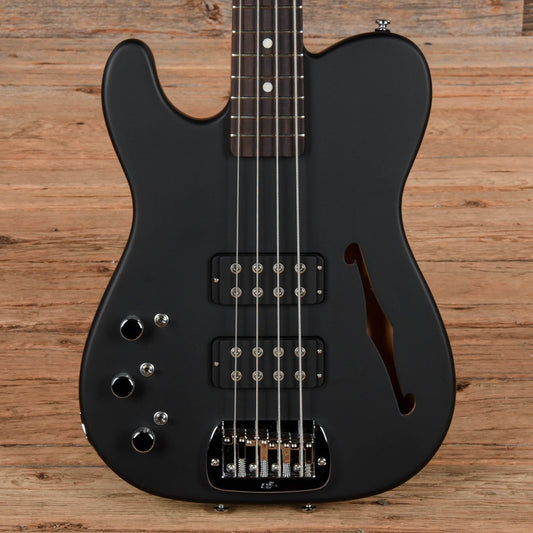 G&L USA ASAT Bass Semi-Hollow Satin Black LEFTY