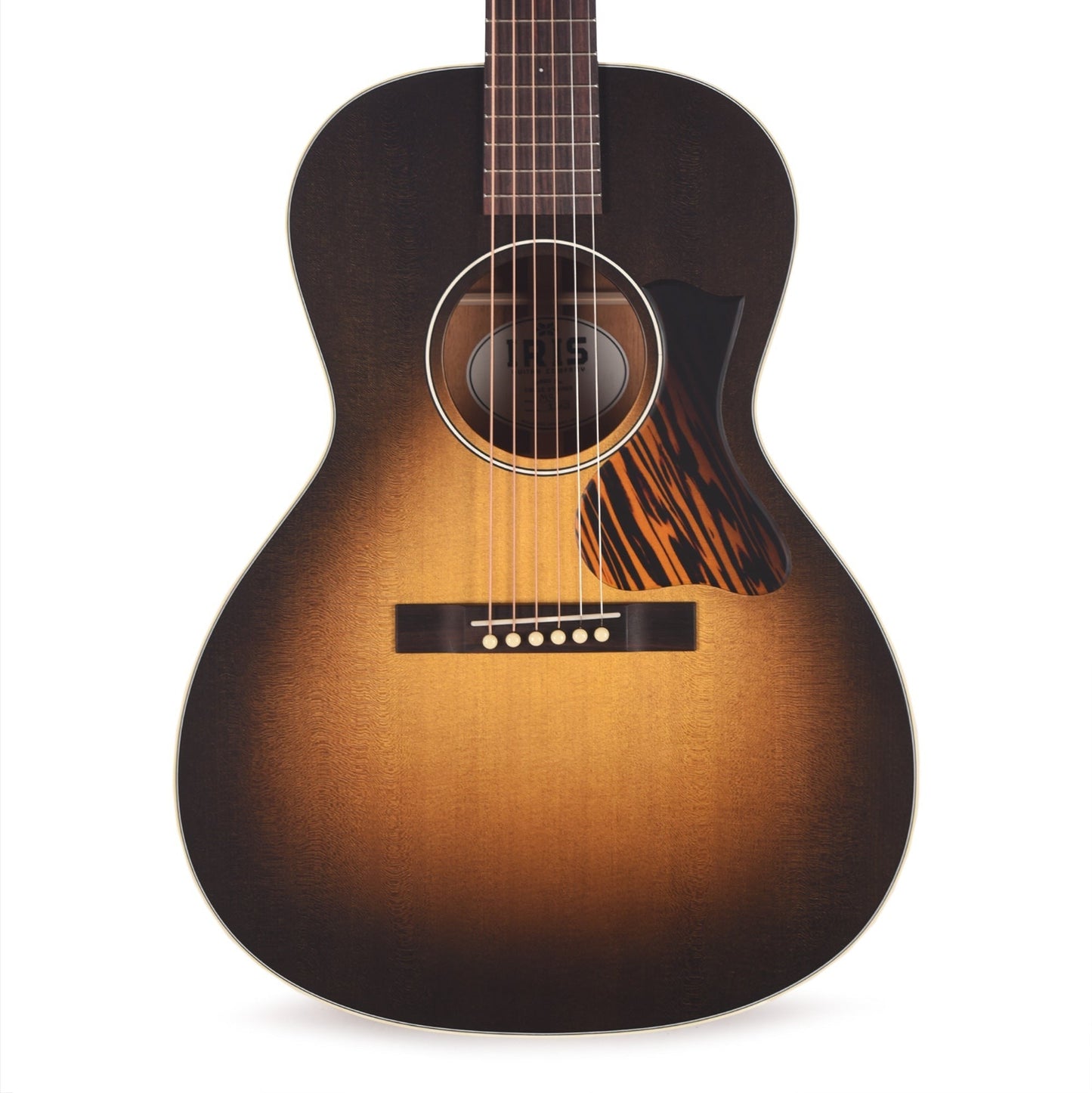 Iris MS-00 Sitka/Mahogany Cremona Burst w/Firestripe Pickguard