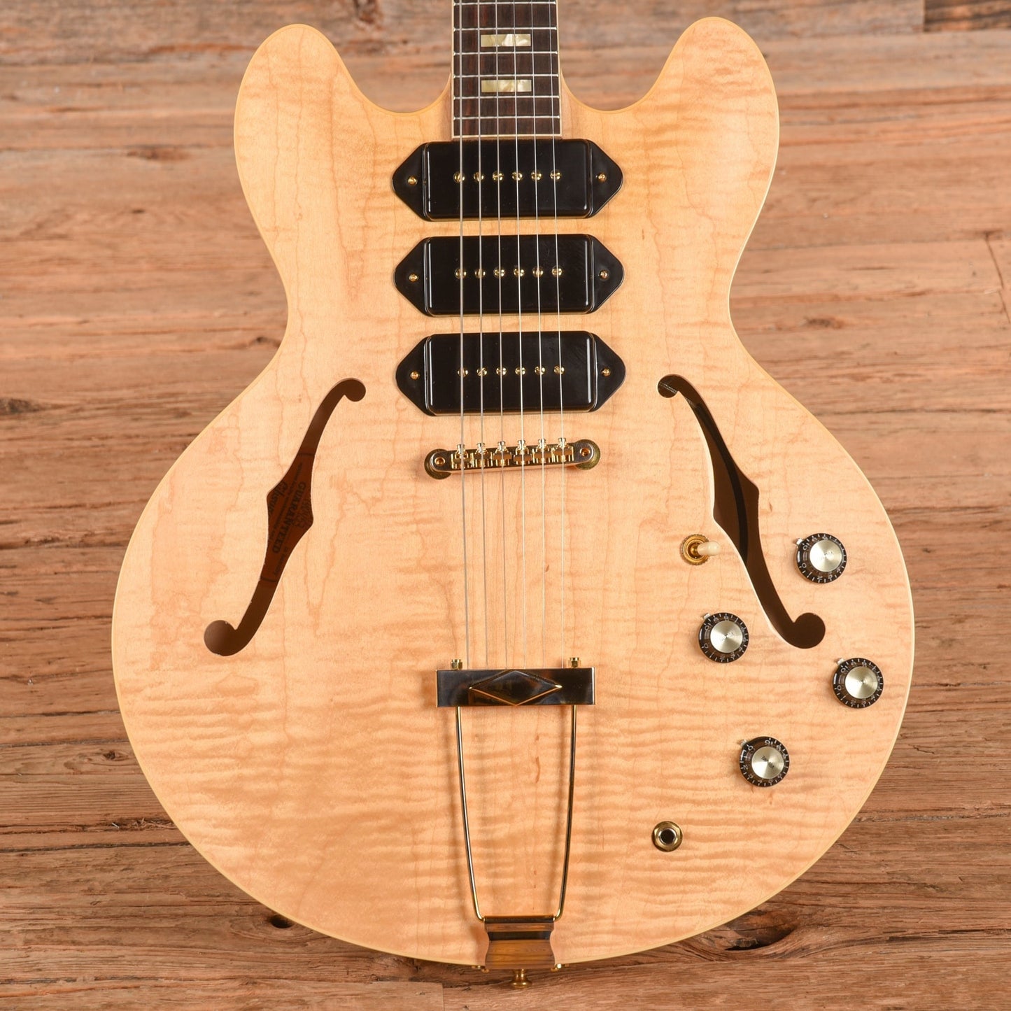 Gibson Custom 1964 ES-335 Semi-Hollow Triple P-90 Antique Natural 2021