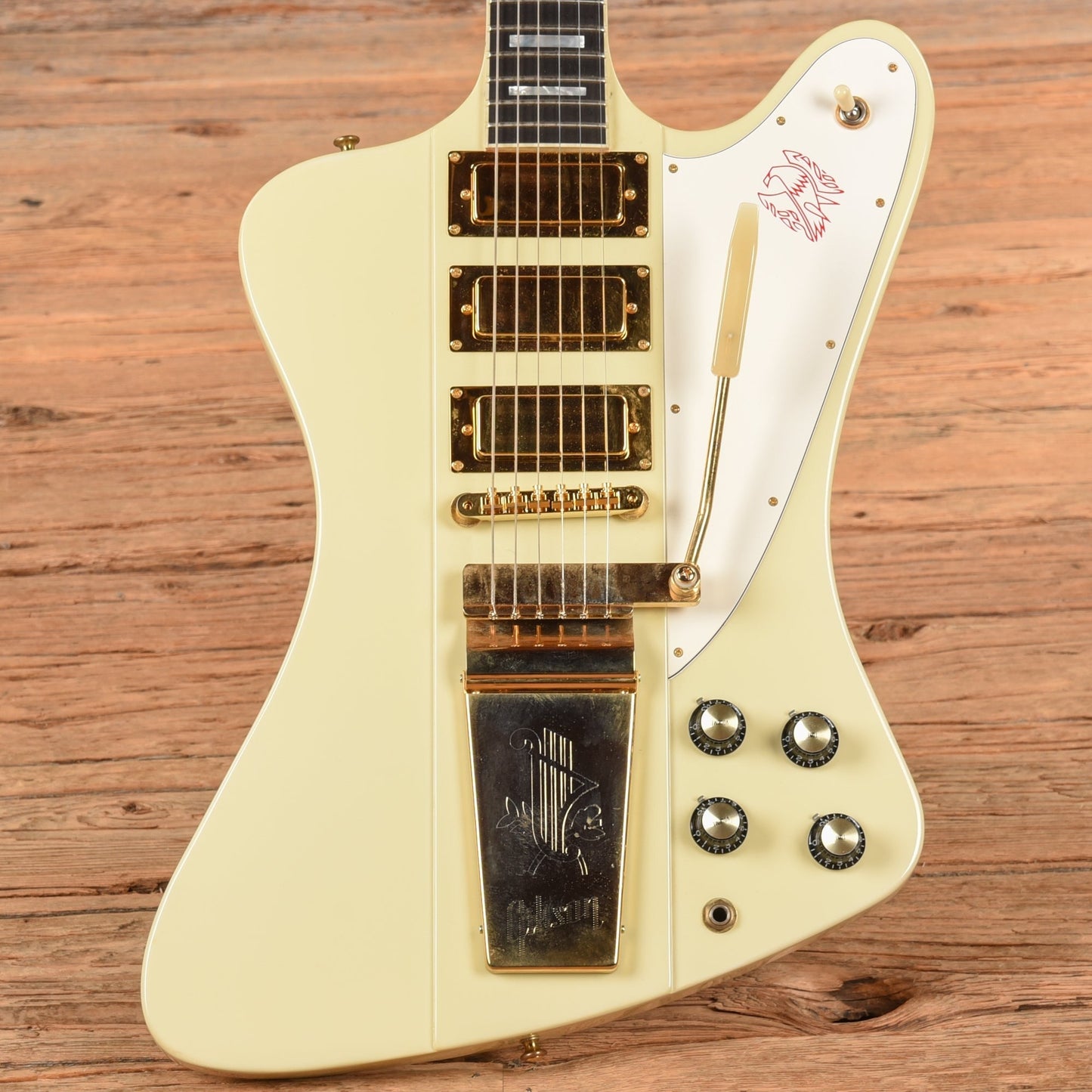 Gibson Firebird VII White - Dave Amato of REO Speedwagon