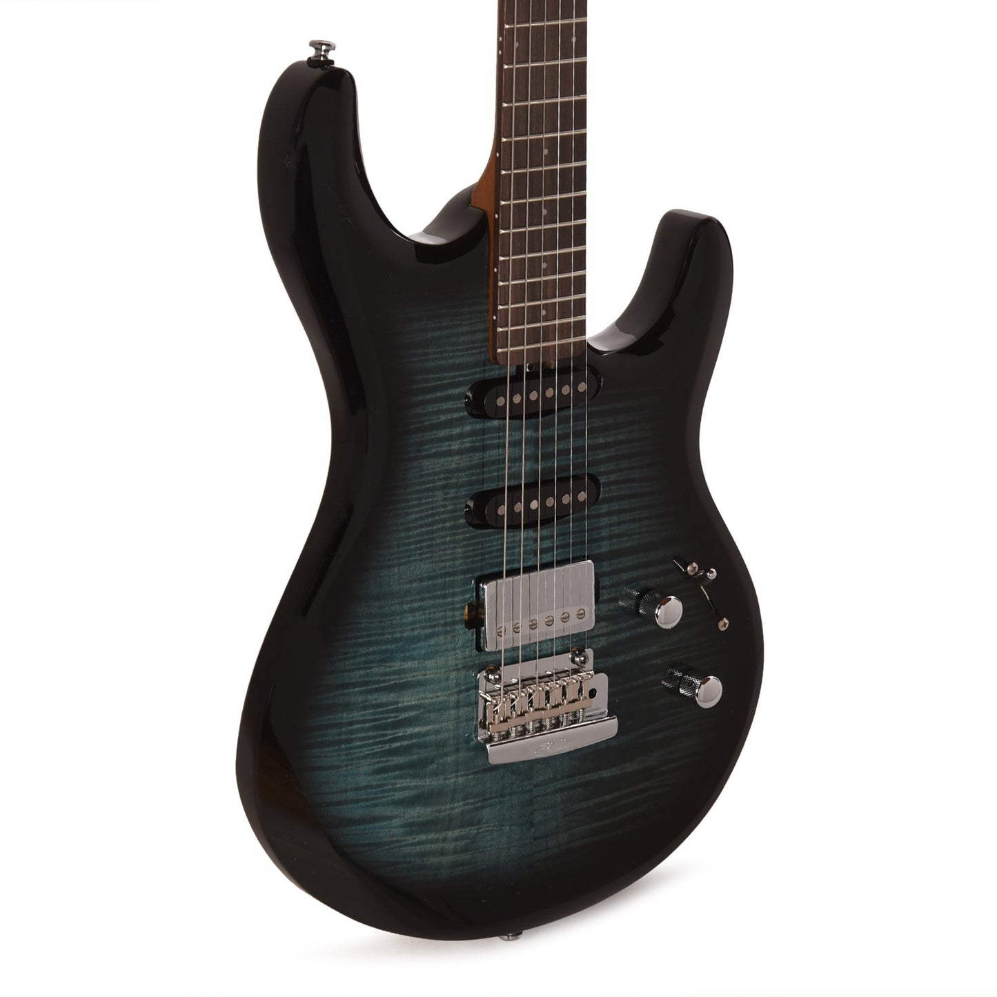 Sterling by Music Man Luke HSS Electric Guitar Yucatan Blue