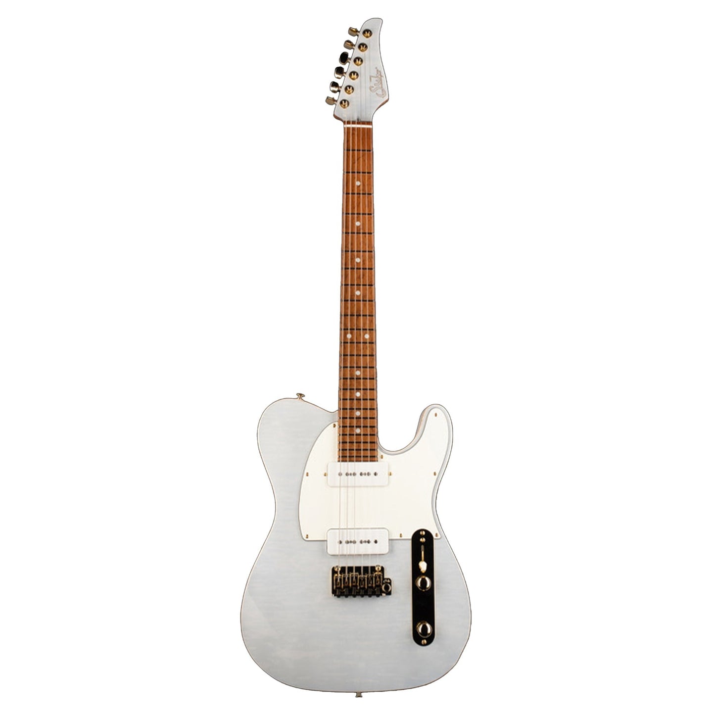 Suhr Benjamin Madden Signature Modern T w/ Quilt Maple Top Trans White