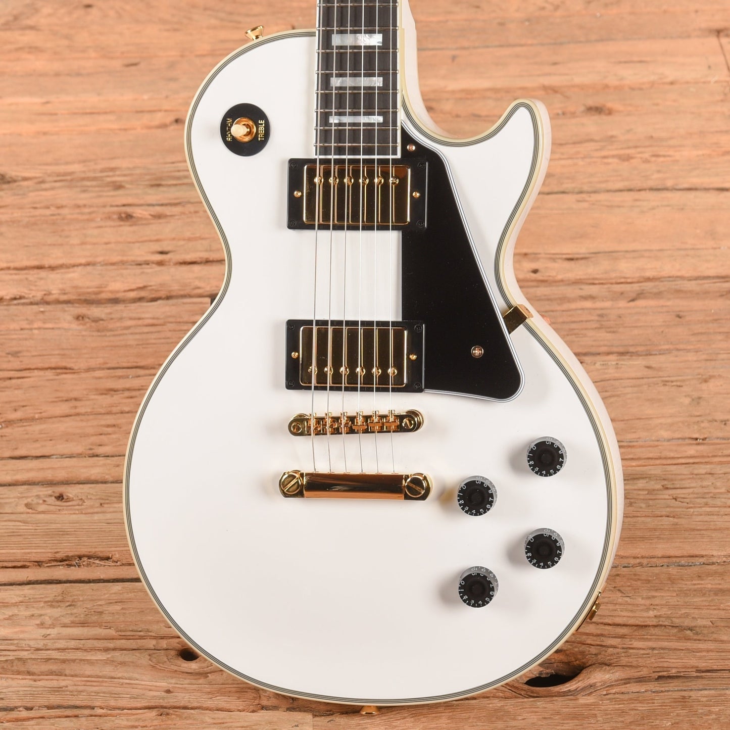 Epiphone "Inspired by Gibson Custom" Les Paul Custom Alpine White 2025