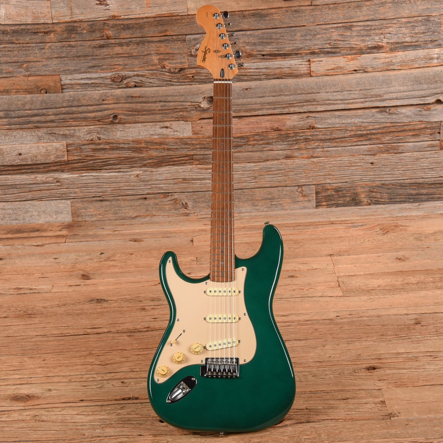 Squier Standard Stratocaster British Racing Green 1998 LEFTY
