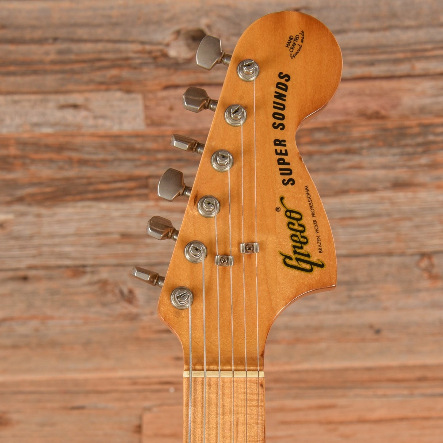 Greco Super Sounds Brazen Picker Sunburst 1977