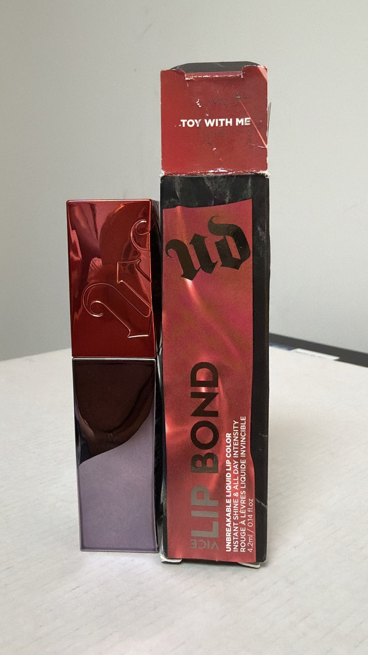New Urban Decay Toy With Me Vice Lip Bond Longwear Liquid Lipstick