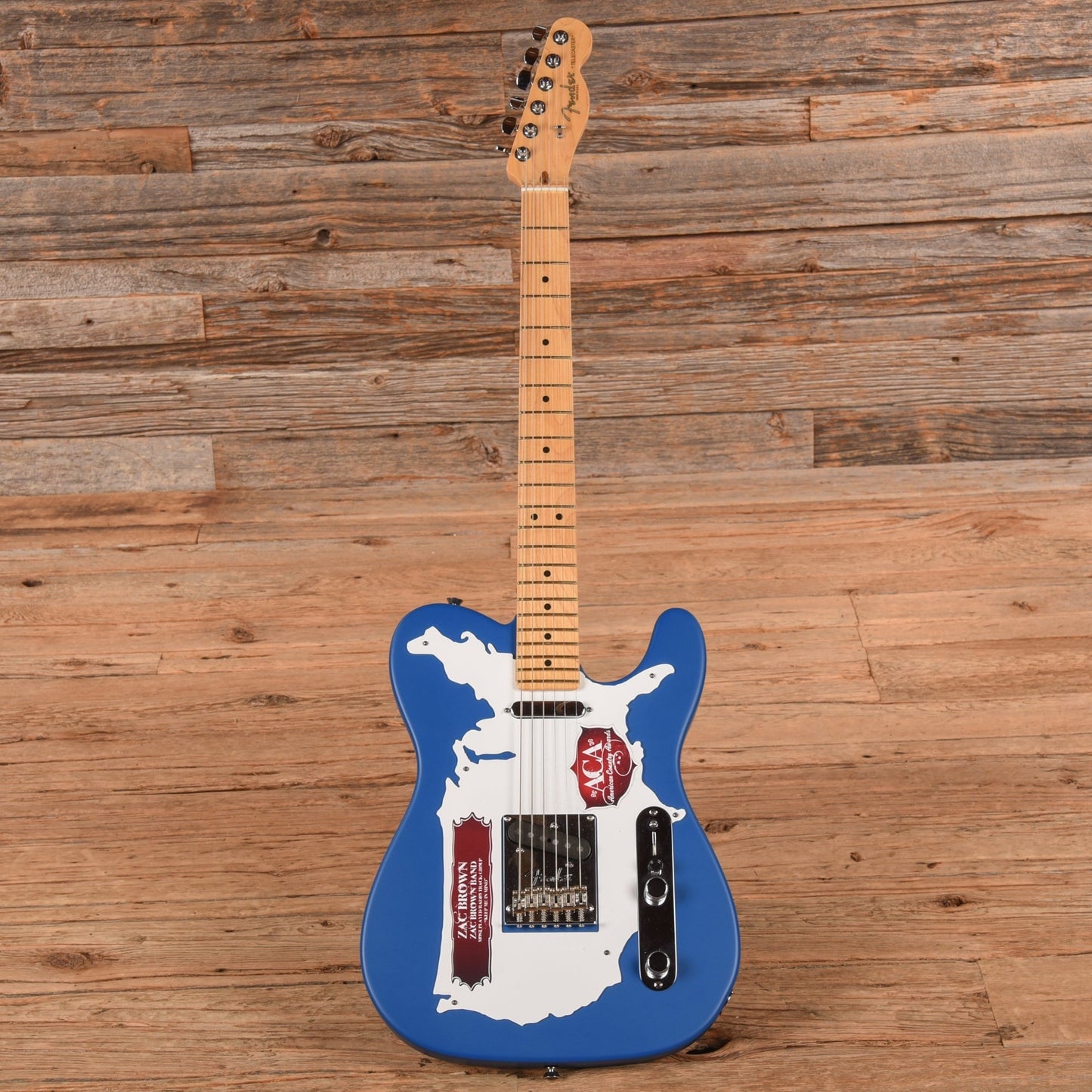 Fender American Country Awards Telecaster Blue 2012 - Zac Brown