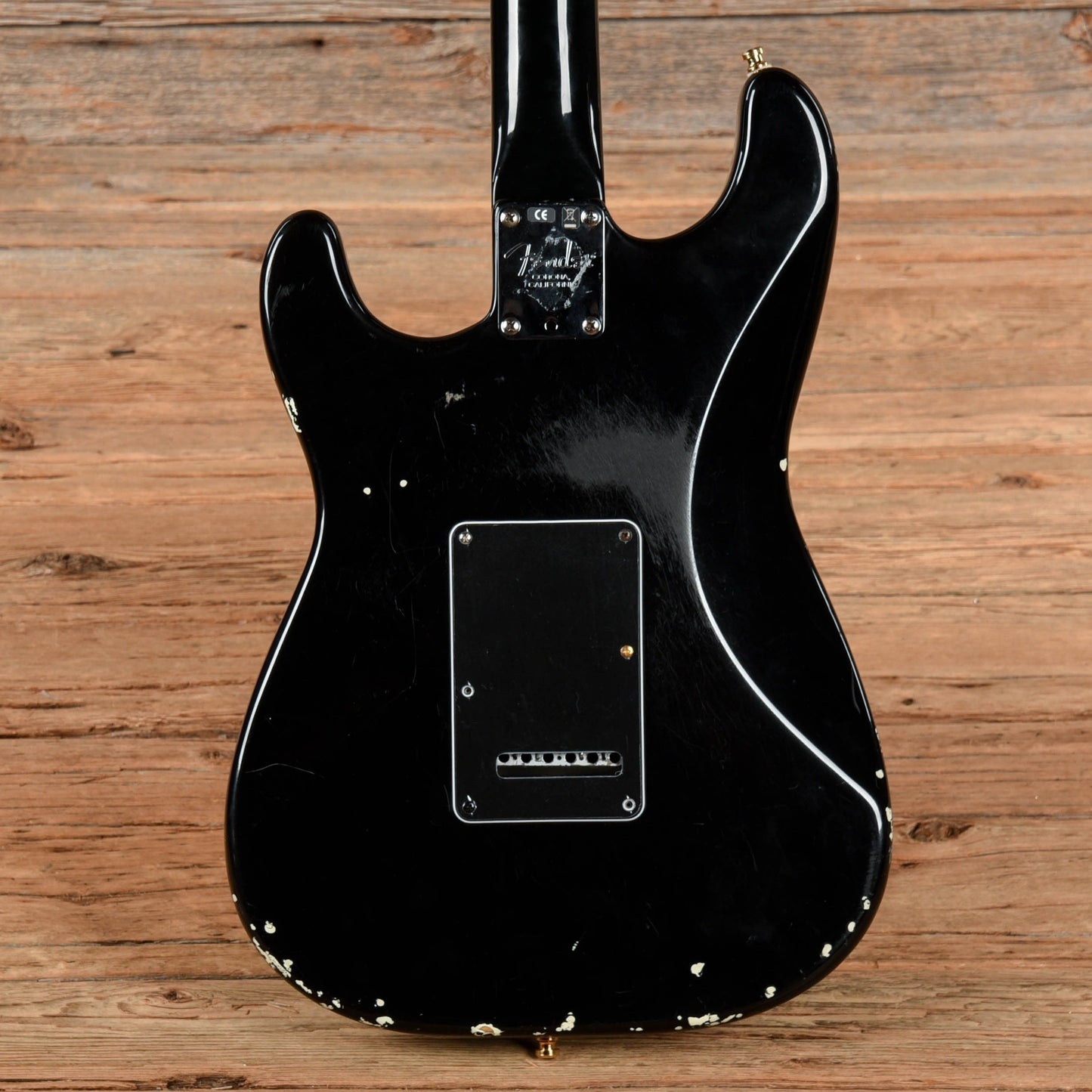 Fender MIJ Stratocaster Neck with Unknown Fender Body Black