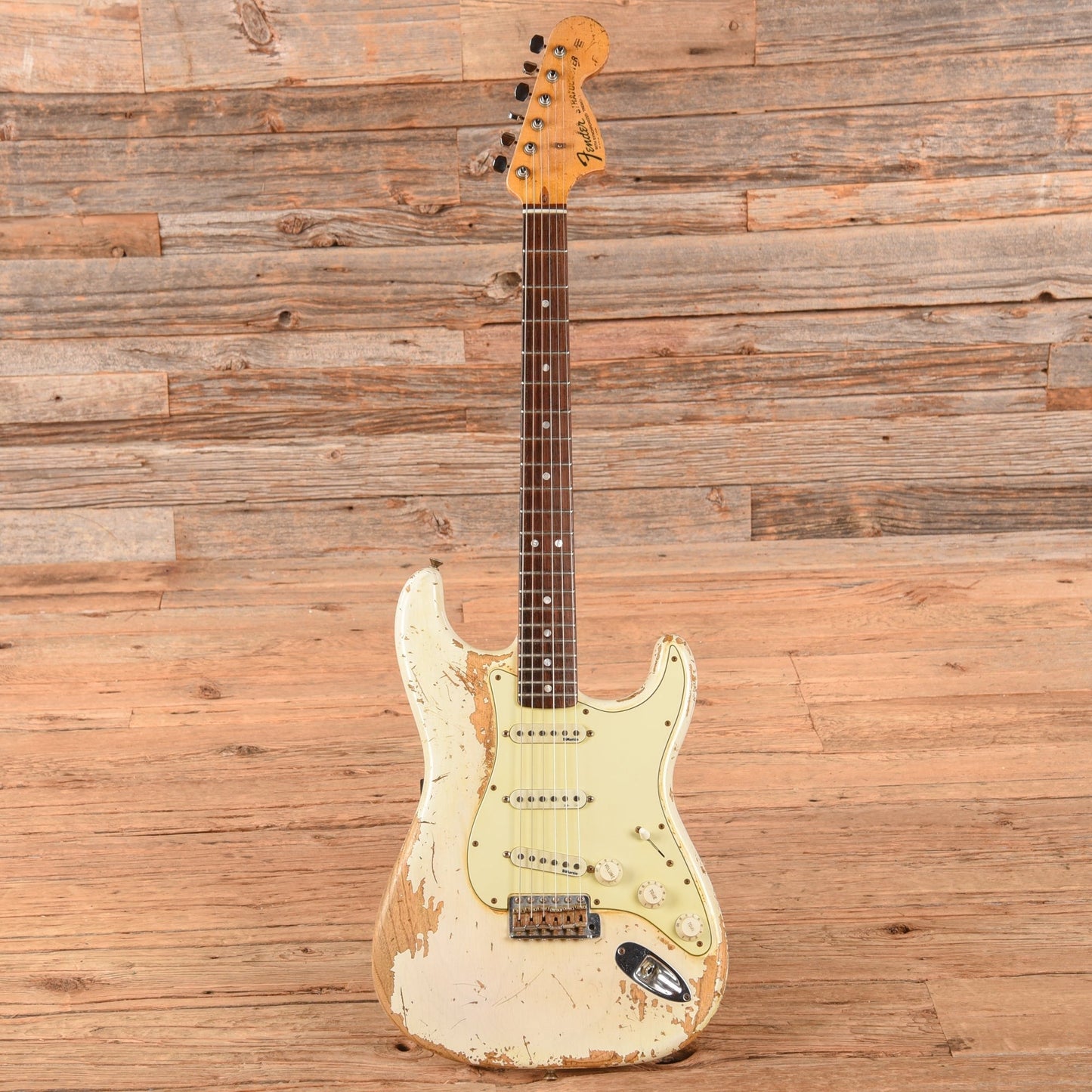 Fender Custom Shop Vintage Stratocaster Heavy Relic Olympic White 2009