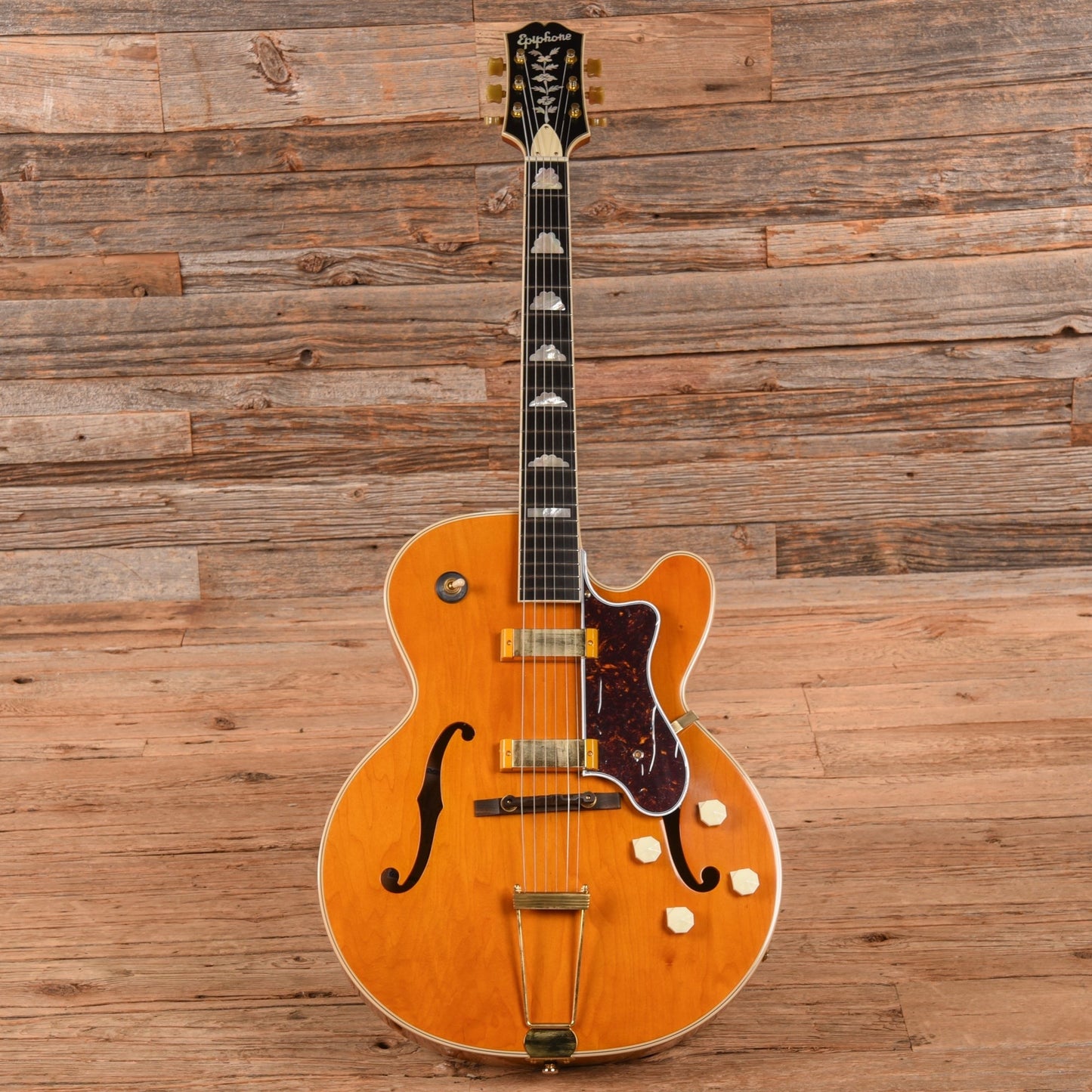 Epiphone 150th Anniversary Zephyr DeLuxe Regent Natural