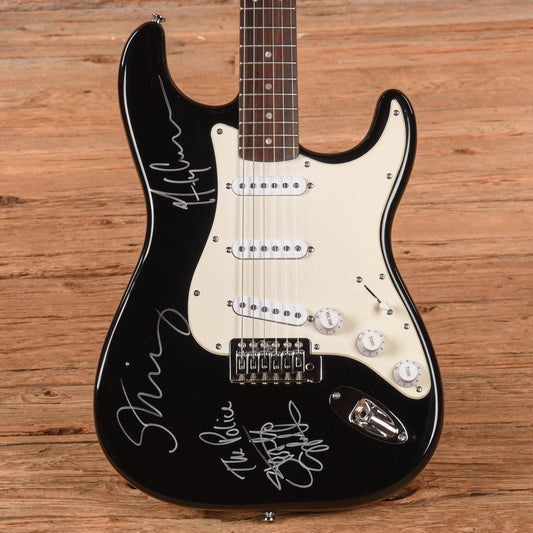 Squier Bullet Stratocaster (Signed by The Police) Black 2009