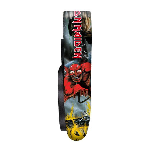 Perri's Iron Maiden Number of the Beast Leather Guitar Strap