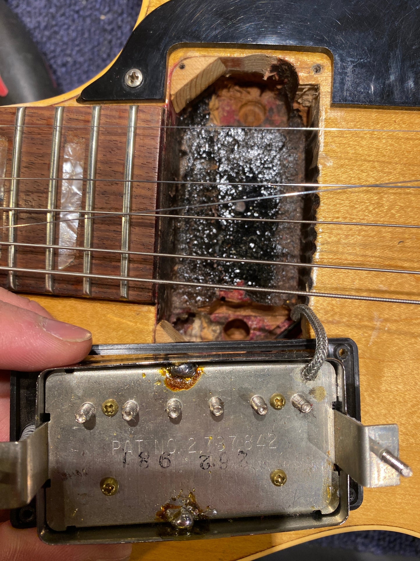Gibson Les Paul Deluxe Natural Refin 1973