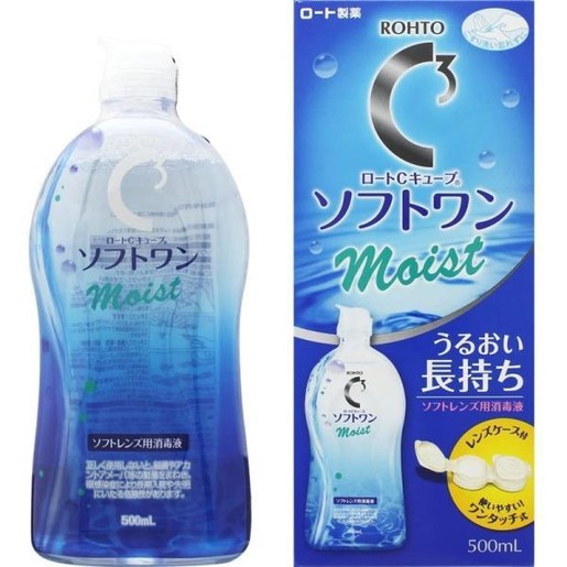 樂敦 - C3 Softone Moist隱形眼鏡 滋潤清洗液 500ml