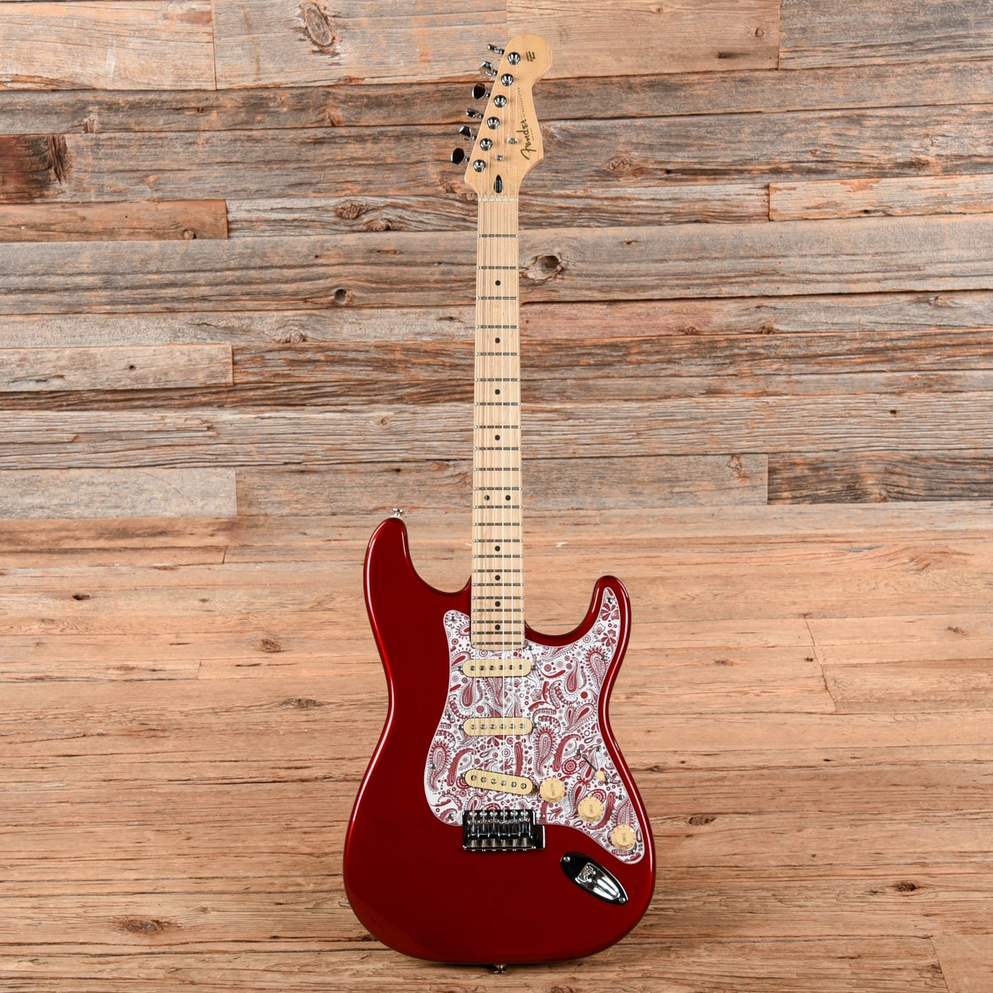 Squier Partscaster with Mighty Mite Neck Candy Apple Red