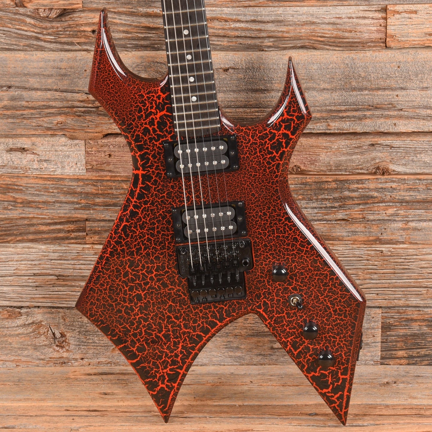 B.C. Rich Stranger Things “Eddie's” Inspired NJ Warlock Red Crackle