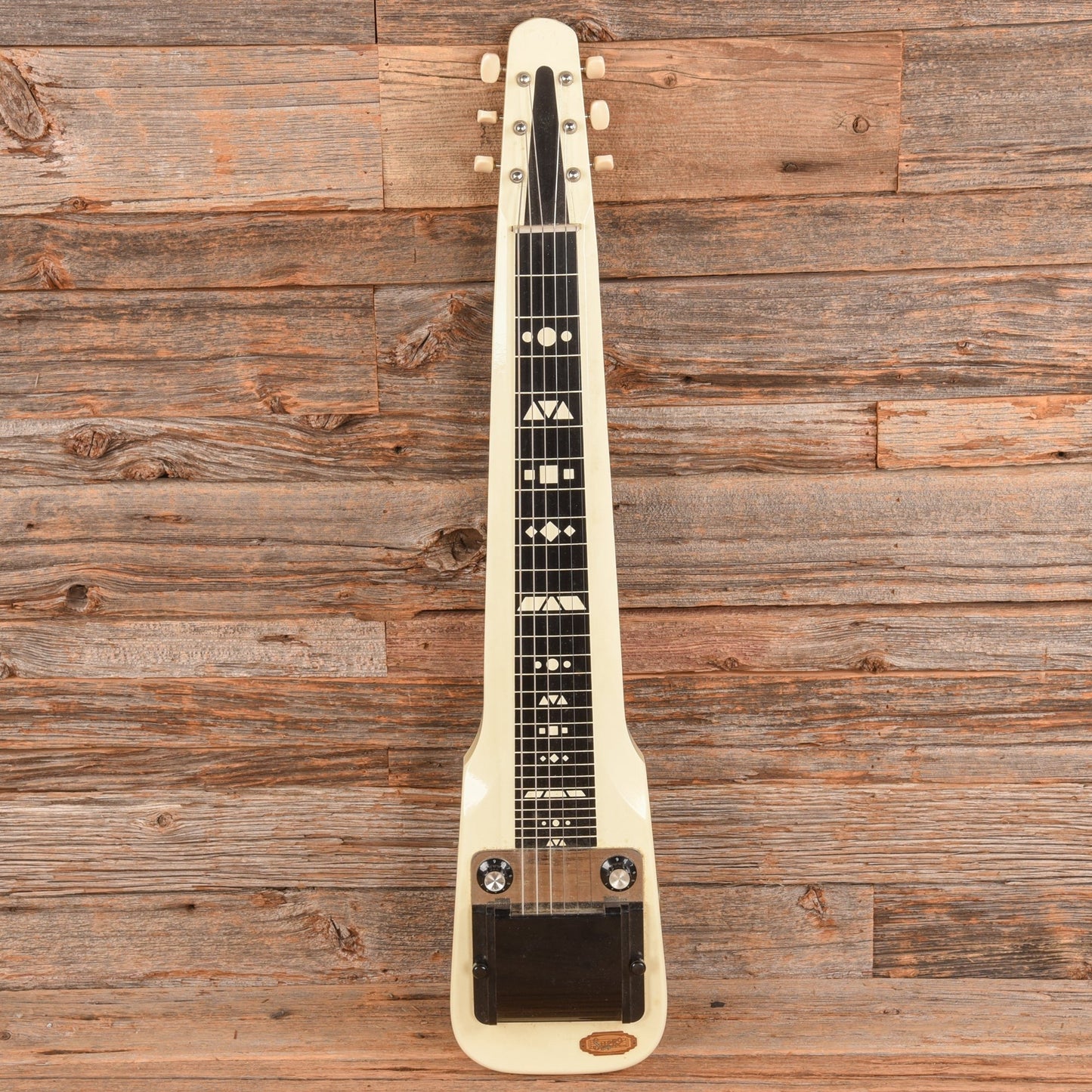 Supro Comet Lap Steel Guitar White 1960s