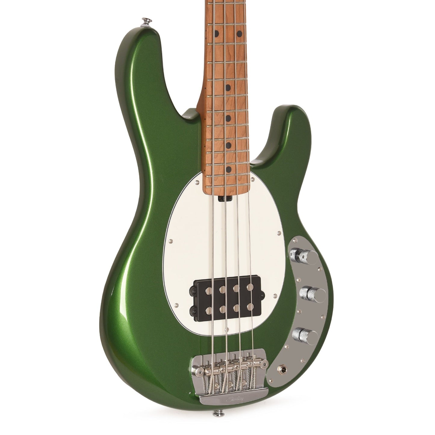 Sterling by Music Man StingRay Short Scale Bass Charging Green