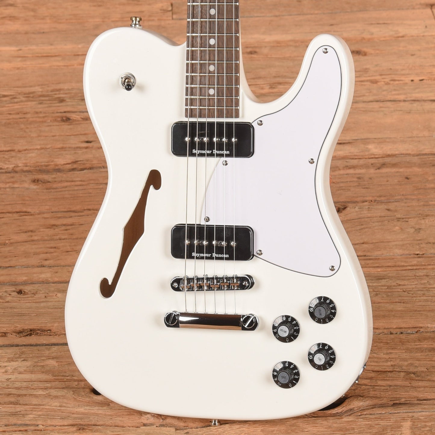 Fender Jim Adkins JA-90 Telecaster Thinline white 2022