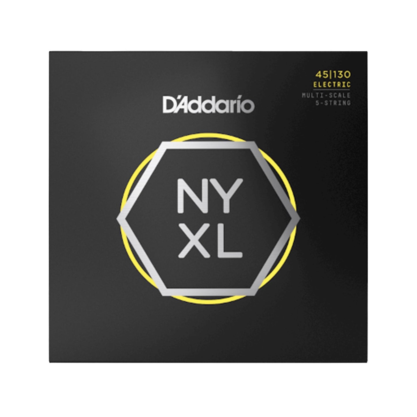 D'Addario NYXL Bass String Set Regular Light 5-String Multiscale 45-130