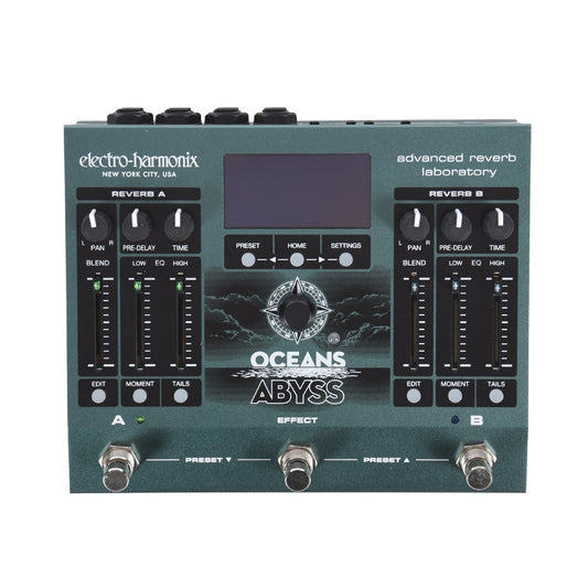 Electro-Harmonix Oceans Abyss Advanced Reverb Laboratory Pedal