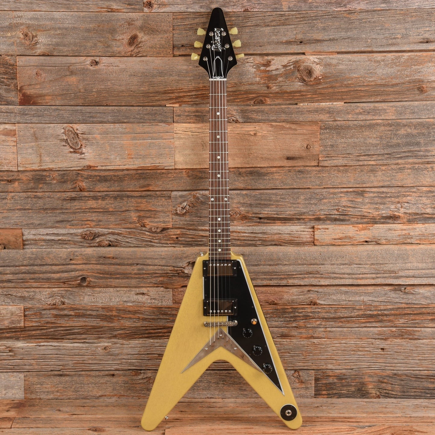 Gibson Flying V '59 Reissue TV Yelllow - Dave Amato of REO Speedwagon