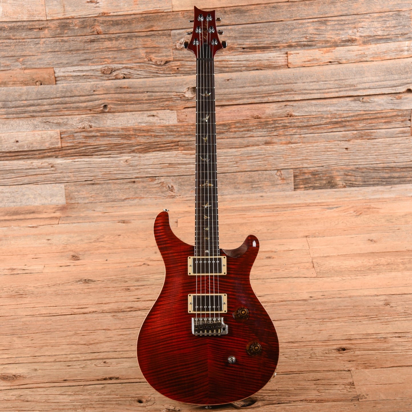 PRS Custom 24 10-Top Scarlet Red 2002