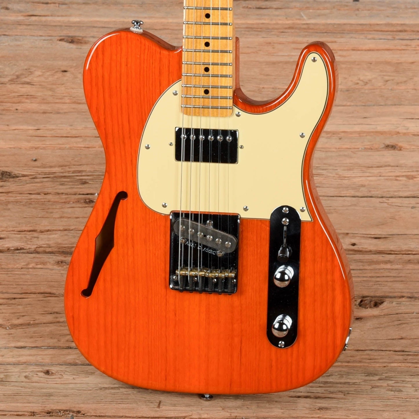 G&L Tribute Series ASAT Classic Bluesboy Semi-Hollow Transparent Orange