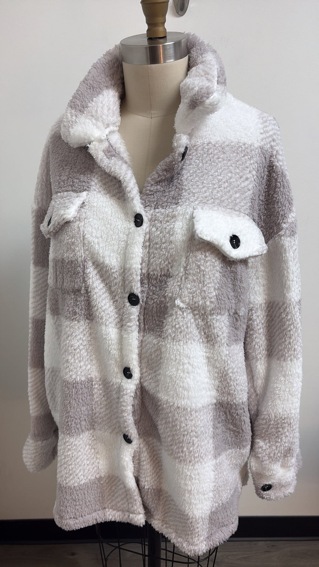 Plaid Jacket , L