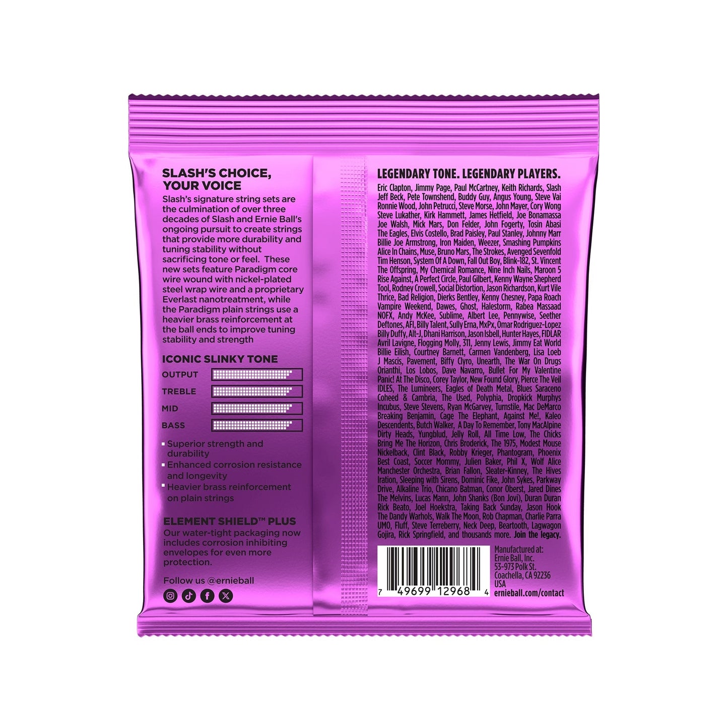 Ernie Ball P02200 Slash Signature Electric Guitar Strings 11-48
